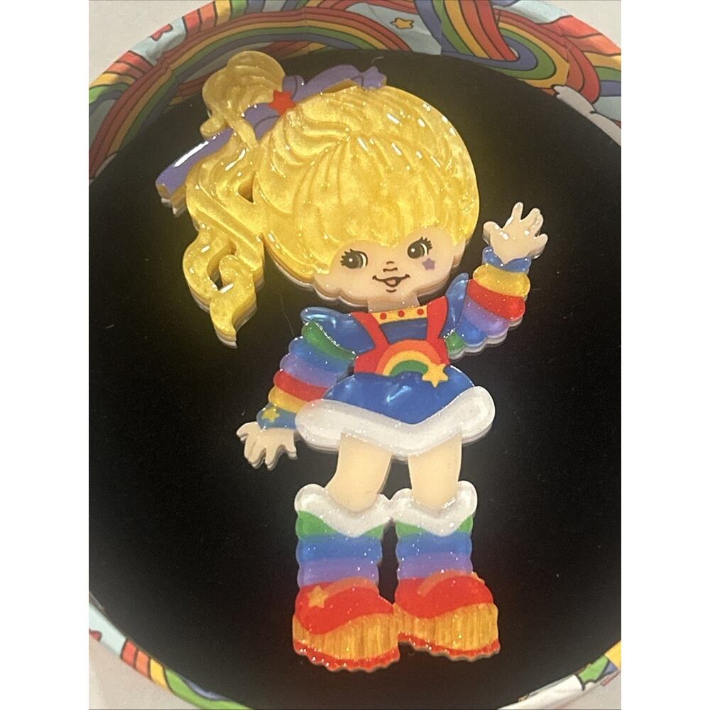 Erstwilder x Rainbow Brite Hallmark Rainbow Brite Portrait Brooch Pin NIB